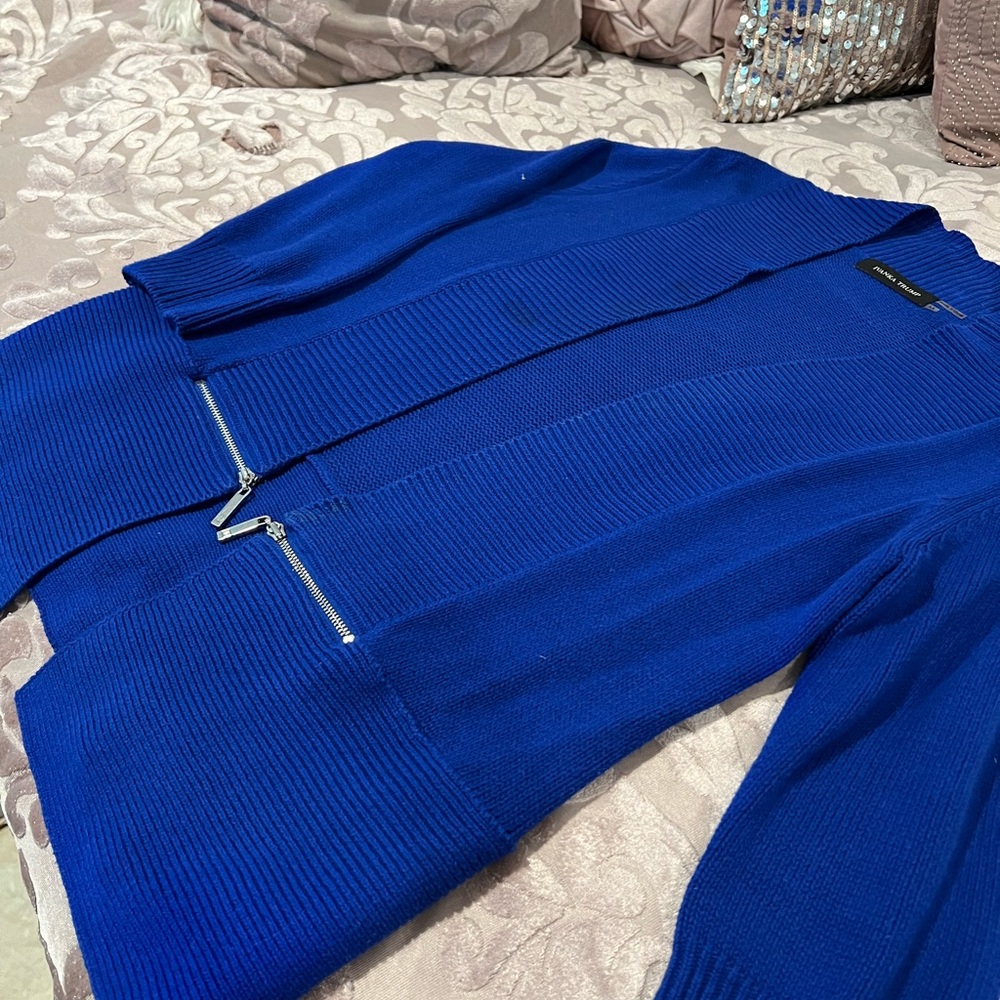 Royal blue ivanka trump sweater